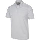 Freedom Micro Pique Classic Stripe Polo T Shirt - Shark Grey