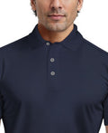 Solid Cooling Texture Golf Polo Shirt