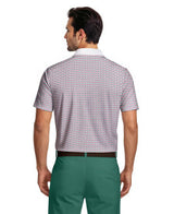 Azalea Geo Print Short Sleeve Golf Polo Shirt