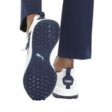 Fusion Evo Foam Spikeless Golf Shoes - White/Navy