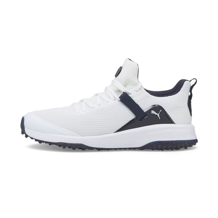 Fusion Evo Foam Spikeless Golf Shoes - White/Navy