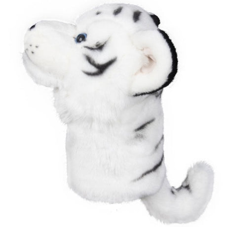 White Tiger Plush Novelty Golf Driver Headcover