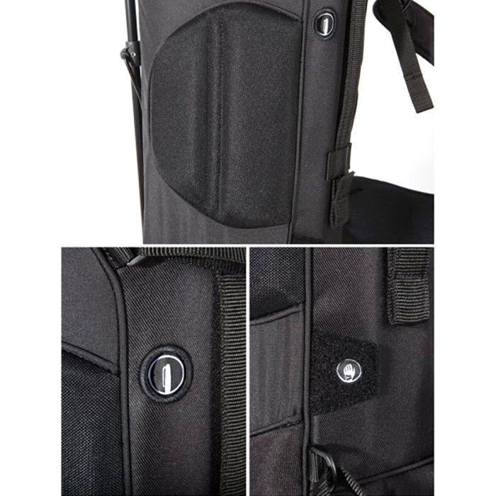 Air Sport 2 Stand Bag - Black and Gold