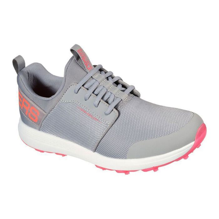 Women's Max Sport MD Spikeless Golf Shoes – Grey/Coral