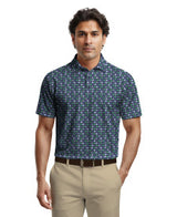 Novelty Print Short Sleeve Golf Polo Shirt