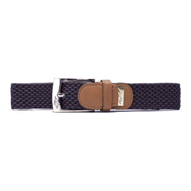 Men's Striped Stretchable Golf Braided Belt