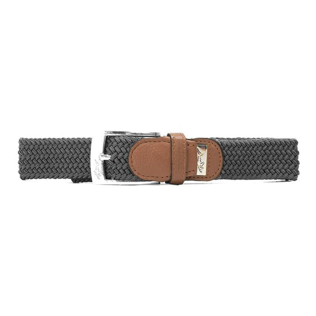 Men's Striped Stretchable Golf Braided Belt