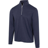 K060 Leaderboard Golf 1/4 Zip Golf Pullover - Navy Heather