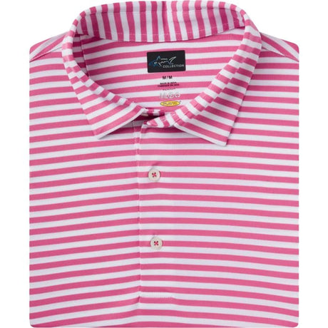 ML75 Recycled Microlux Yarn-Dye Stripe Golf Polo