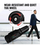 Hardcase Golf Travel Bag - Wheels, Anti-Collision Design Hard Shell on Top