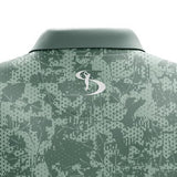 Men's Winter Green Performance Golf Polo