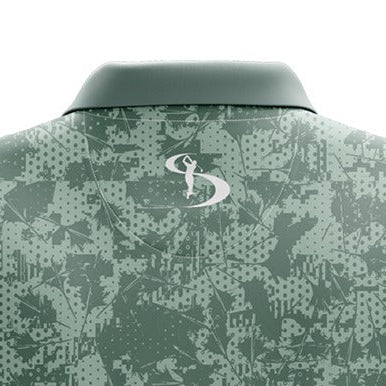 Men's Winter Green Performance Golf Polo