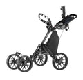 Greg Norman ONE Pro One-Click Folding 4-Wheel Golf Push Trolley