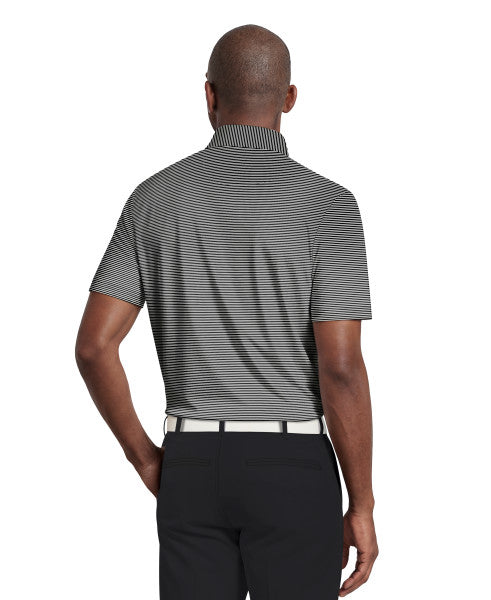 Men's Cooling Stripe Short Sleeve Golf Polo Shirt