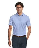 Essential Geo Print Short Sleeve Golf Polo Shirt