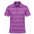Men’s Chevron Stretchable Printed Golf Polo