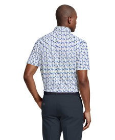 Novelty Print Short Sleeve Golf Polo Shirt
