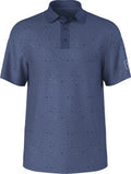 Junior's Linear Jaspe Print Short Sleeve Golf Polo Shirt