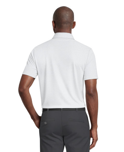 Men's Cooling Stripe Short Sleeve Golf Polo Shirt