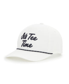 Tee Time Script Golf Cap