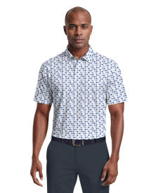 Novelty Print Short Sleeve Golf Polo Shirt