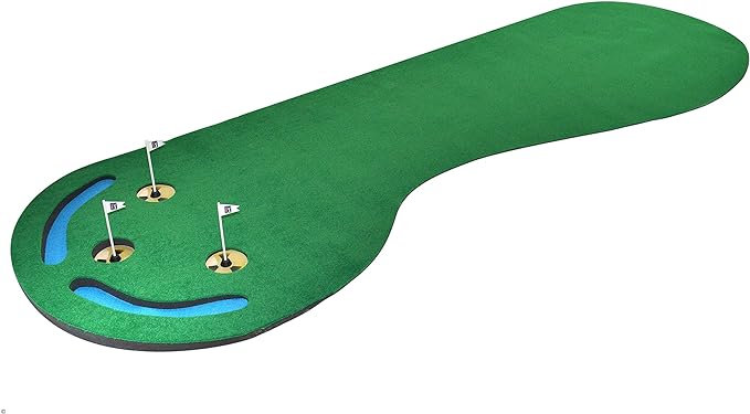 Three Hole Putting Mat - 3 x 9 Feet