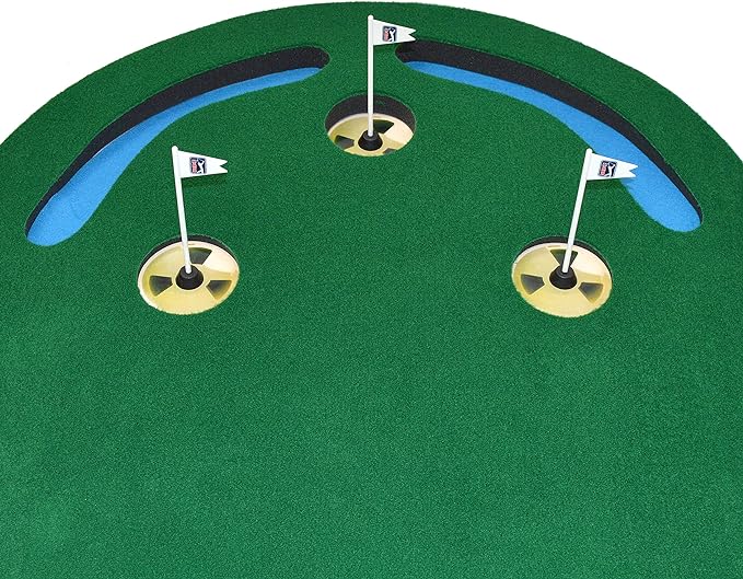 Three Hole Putting Mat - 3 x 9 Feet