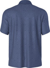 Junior's Linear Jaspe Print Short Sleeve Golf Polo Shirt
