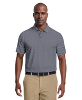 Men's Cooling Stripe Short Sleeve Golf Polo Shirt