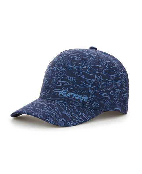 PGA Tour Conversational Flex Golf Cap - Peacoat