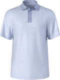 Junior's Linear Jaspe Print Short Sleeve Golf Polo Shirt