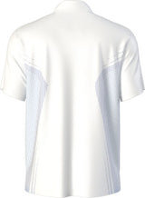 Junior's Faux Seamless Mapped Print Short Sleeve Golf Polo Shirt