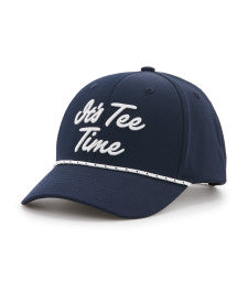 Tee Time Script Golf Cap