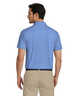 Golf Flag Geo Essential Print Short Sleeve Golf Polo Shirt