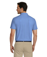Golf Flag Geo Essential Print Short Sleeve Golf Polo Shirt