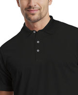 Solid Cooling Texture Golf Polo Shirt