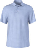 Junior's Golf Flag Geo Print Short Sleeve Golf Polo Shirt