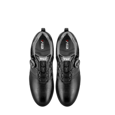 Men's Waterproof Microfiber Golf Shoes - Black
