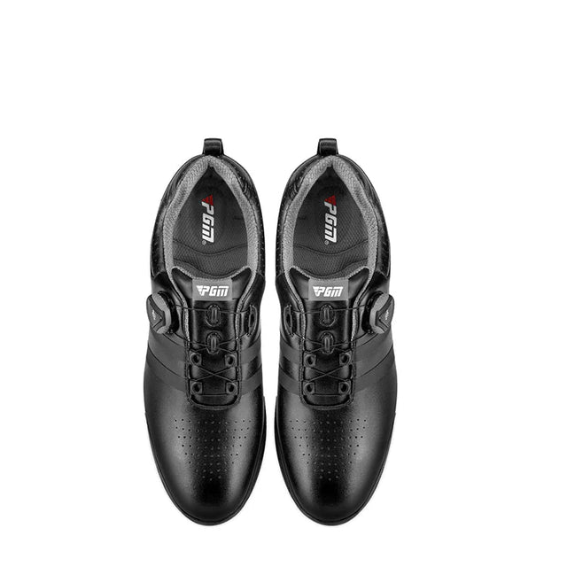 Men's Waterproof Microfiber Golf Shoes - Black