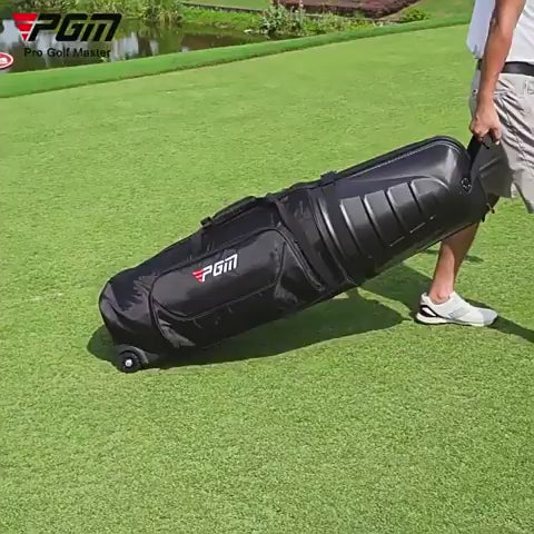 PGM Golf Hardcase Travel Bag Wheels, Anti-Collision Design