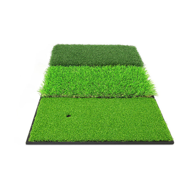 Foldable 3 in 1 Anti-slip Driving Range Practice Golf Hitting Mat