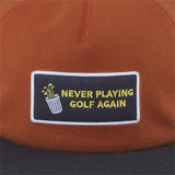 Men's Never Playing Golf Again Snapback Cap