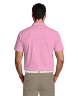Essential Geo Print Short Sleeve Golf Polo Shirt