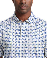 Novelty Print Short Sleeve Golf Polo Shirt