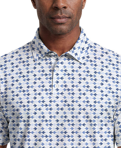 Novelty Print Short Sleeve Golf Polo Shirt
