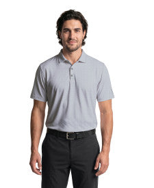 Essential Geo Print Short Sleeve Golf Polo Shirt