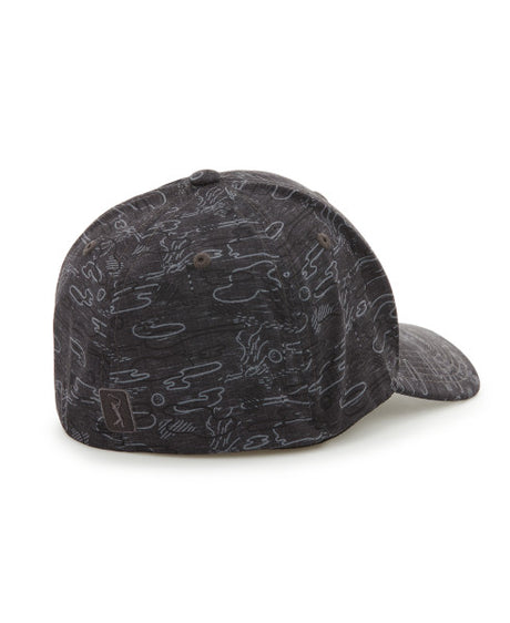 PGA Tour Conversational Flex Golf Cap - Caviar