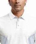 Faux Seamless Mapped Print Short Sleeve Golf Polo Shirt
