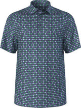 Junior's Novelty Print Short Sleeve Golf Polo Shirt