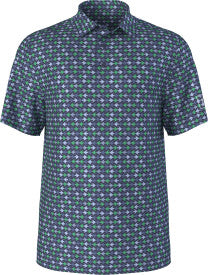 Junior's Novelty Print Short Sleeve Golf Polo Shirt